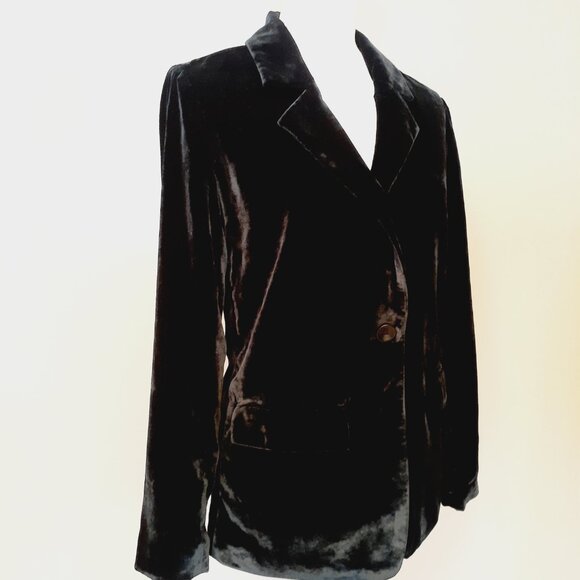 Chelsea 28 Velvet Blazer NWT - Picture 2 of 16